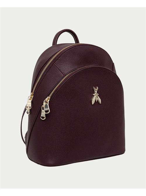 Patrizia Pepe women's Fly backpack in hammered leather PATRIZIA PEPE | CB0056-L001M536